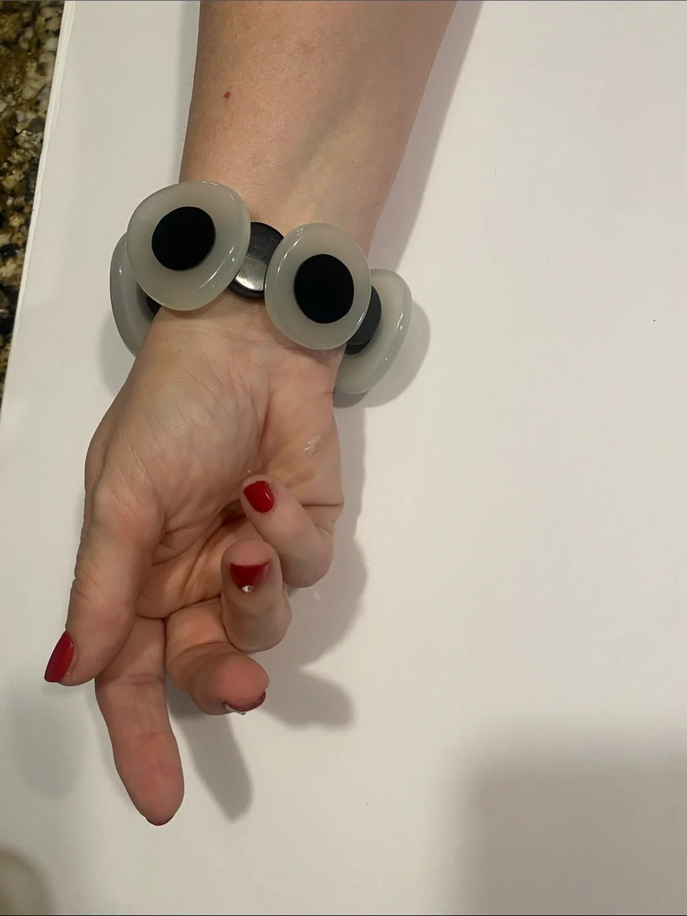 Black and White Fashion Smart Bracelet - Brand Unknown(stretch bracelet modern)